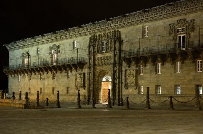 There is a chain of hotels in Spain called the Parador. You may want to change your accommodation to the Parador in Santiago as a treat if you want something very posh.