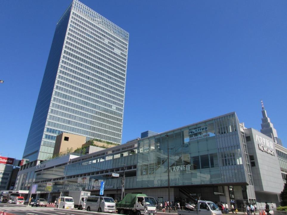 東日本旅客鉄道株式会社 JR Shinjuku MIRAINA TOWER Total Floor area 111,000 m 2 Office