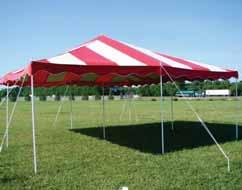 PARTY POLE TENT Party Pole Tent This is the original push-pole tent, specifically designed to shelter, protect and enhance special events.
