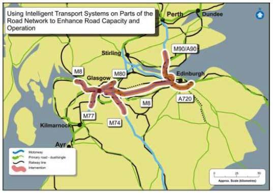 Strategic Transport Projects - Active Traffic Management (ATM) Implementing a managed motorway network across the Central Belt could significantly reduce the accident rate on the trunk road network.