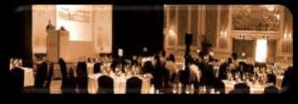 delegations, gala dinners, awards ceremonies, themed parties, travel-based