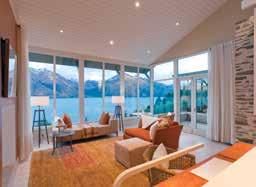 Just seven minutes from Queenstown, the lodge provides an alpine lakeside retreat nestled in one of the world s most serenely beautiful landscapes.