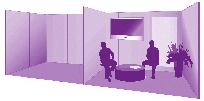 EXHIBITION STAND OPTIONS 1 SPACE ONLY PACKAGE (No walling) The Space Only package includes floor space and power to your stand. Space Only is offered where a tailored design and build is preferred.