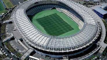 match day! Quarter-final 2 between pool A runner up and the pool B winner. New Zealand v Ireland/Scotland? 14:30 Coach transfer from your hotel to Tokyo Stadium.