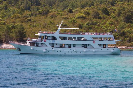 Recently built steel hull vessels up to approximately 41m in length. Air conditioning throughout and beautiful cabins. Cruise manager on board.