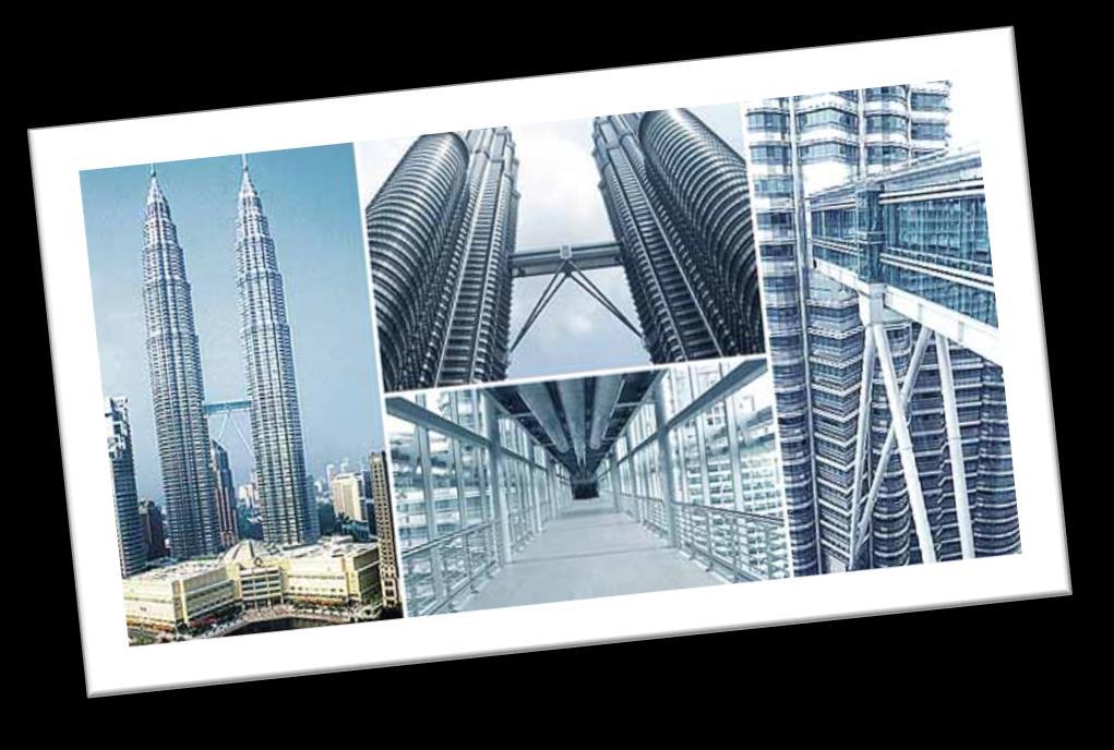 KL Twin Tower Sky Bridge + Shopping DURATION : 0900 HRS - 1300 HRS 0845 AT HOTEL LOBBY 0900 DEPART FROM HOTEL Sky Bridge