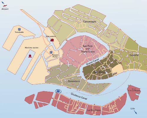 Mark s Square, Giudecca Island is just 30 minutes from the airport.