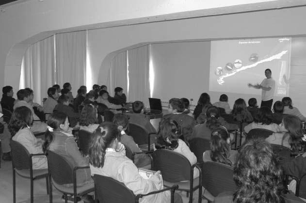 As for educational activities, we made a presentation named ABCetaceos (or the A, B, C of Cetaceans) at the Museum of Ancud and the local school of Cocotué Bay.