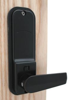 Each model in the uses the same free turning lever handle keypad from the popular BL3400 ; however supplied