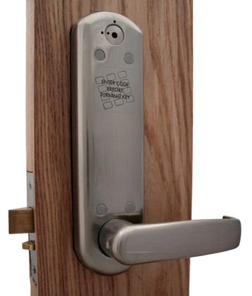 Return To Door Handle, Inside Handle & 2 3/8 (60mm) Backset 13/16 (20mm) Projecting Latch 7000 Series On Door Code Changing Enter the