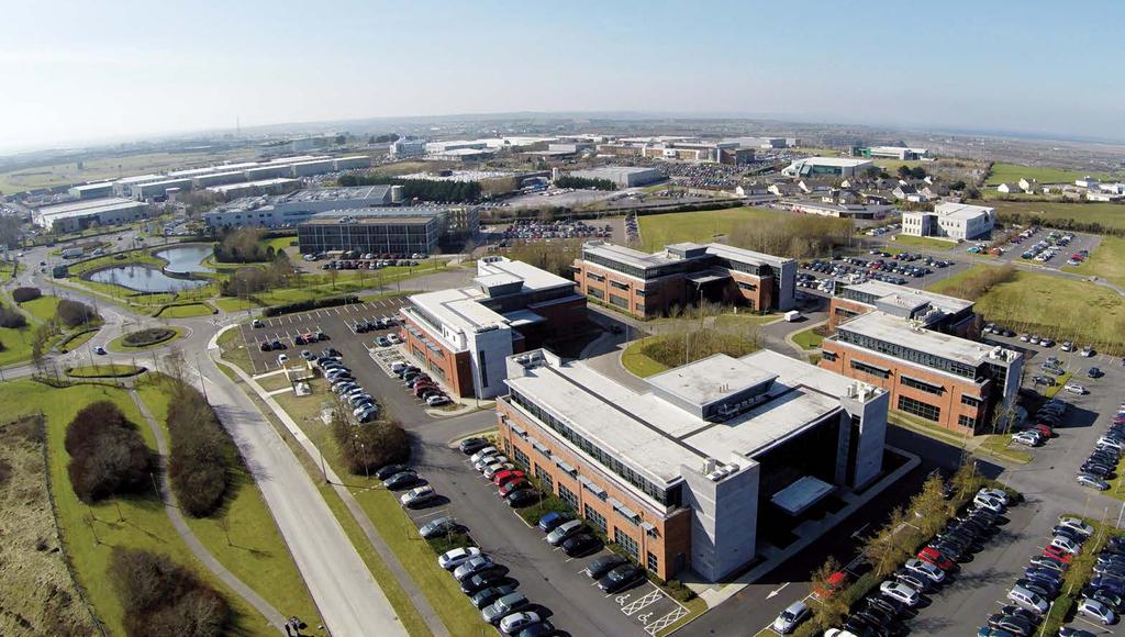 PARKMORE EAST BUSINESS CAMPUS AMONGST RECOGNISED GLOBAL NEIGHBOURS Electronic Arts Medtronic SAP Ireland Creganna