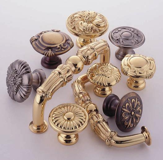 our selections of ornate cabinet hardware,