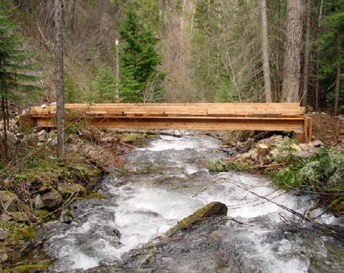 Treated Timber Trail Bridge
