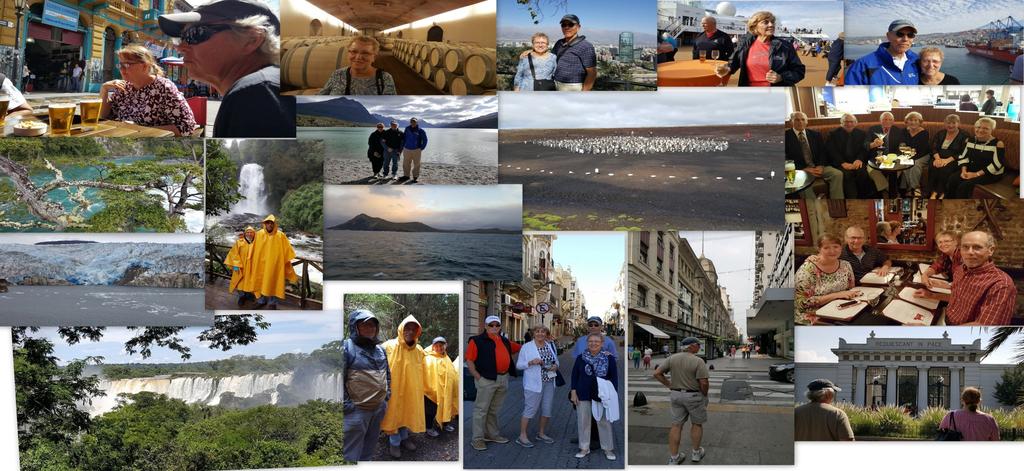 3 Trip Highlights for April 2017 South American Cruise March 5th-25th: Our cruise to South America was enjoyed by all.