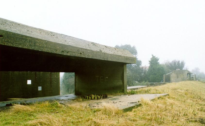 The defence works - The fine surviving structures of the Freiston Shore Emergency Coast Defence Battery must be mentioned here, although strictly coastal batteries are excluded from the remit of this