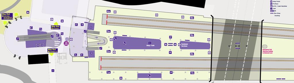 Appendix 1: Station Map TransPennine Express. Station Travel Plan. Brough. Version 1.0. Published 31/03/2018.