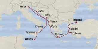 Jul 2 Veice, Italy 8 am 11 pm Jul 3 Barceloa, Spai Disembark 8 am Jul 3 Cruisig the Adriatic Sea Jul 4 Kotor, Moteegro 8 am 4 pm Bous value of up to $ 2,100 Ju 26, 2016 Jul 5 Crotoe (Calabria), Italy
