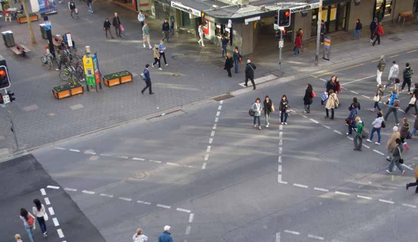 2014 The City of Adelaide Three Districts 2014 Evidence Base Pedestrians Daytime 14.