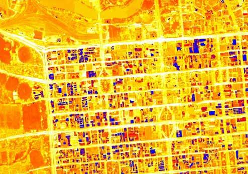 2014 The City of Adelaide Three Districts 2014 Evidence Base Flinders University research indicates:»» The City experiences significant temperature differences between the built up areas and the