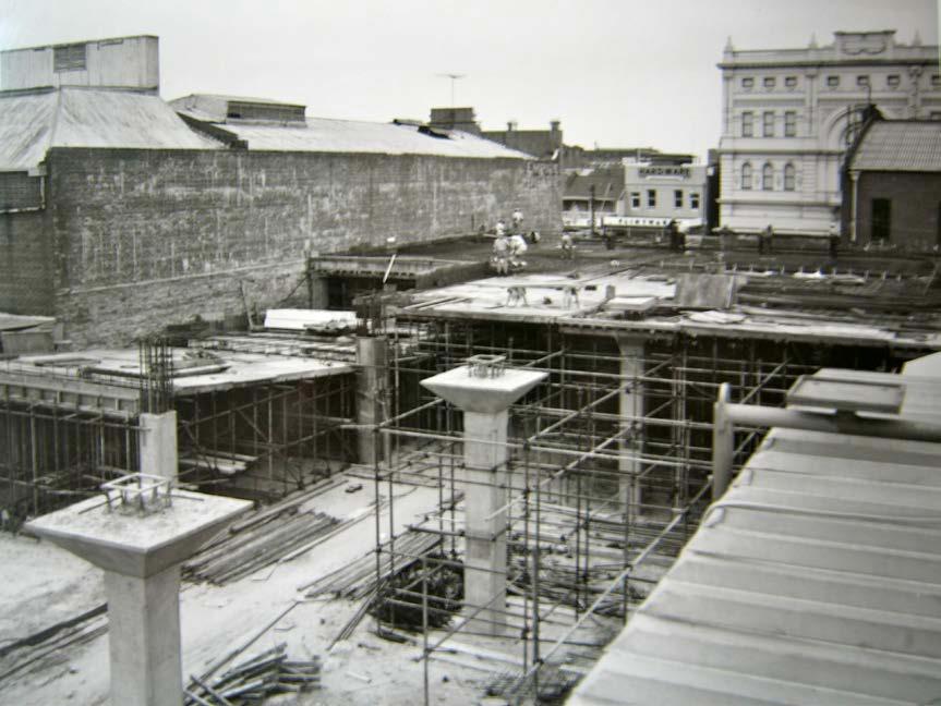 21. 12. 1965 Construction of Rooftop Car Park Central Market, Adelaide City Archives.