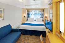 Take in the beautiful view at sea and make the most of your vacation with a balcony stateroom, a relaxing