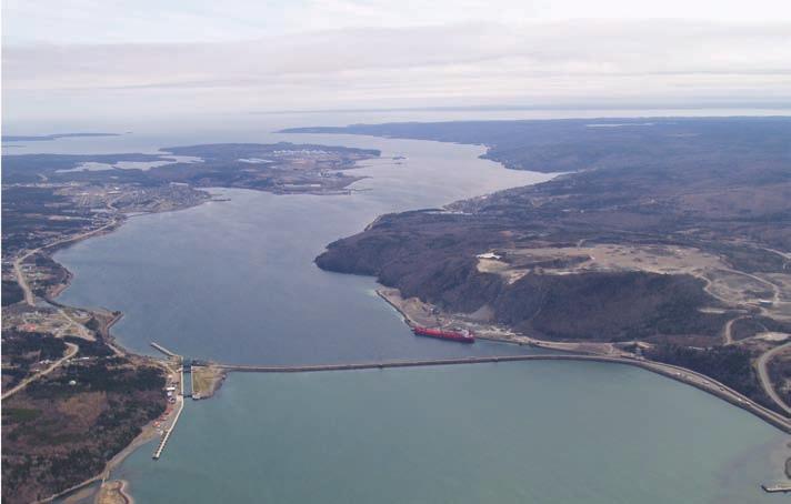 Promotional Feature Waking the Giant STRAIT OF CANSO SUPERPORT CORPORATION REVEALS ITS MASTER PLAN Between Cape Breton and mainland Nova Scotia lies a Superport once