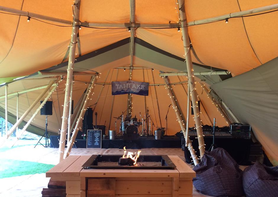 SATURDAY 15 TH APRIL LONG LUNCH TEEPEE Guests will arrive back at the property to a