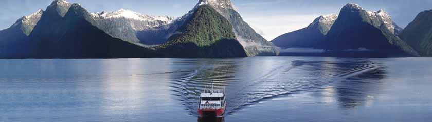 Essential Explorer Milford Sound Cruise National tours from auckland 10 days, 9 nights from US$1649 twin-share 9 nights accommodation Waitomo Glowworm Caves including lunch Maori Hangi & Concert Te
