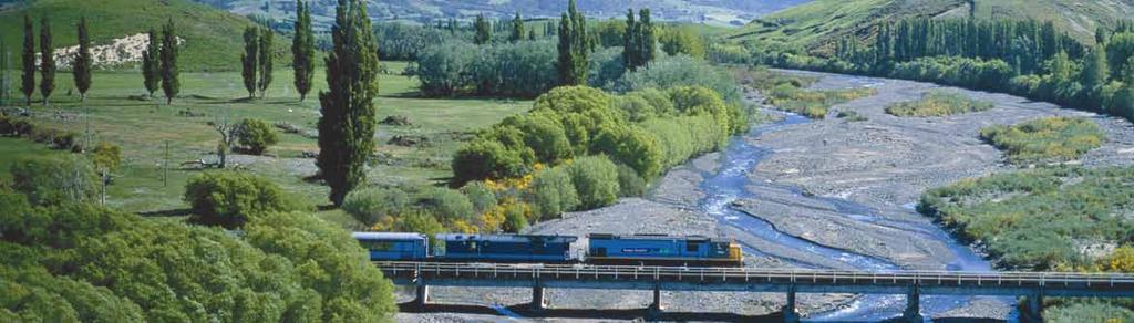 New Zealand Rail Experience 12 days, 11 nights from US$2315 twin-share 11 nights accommodation Waitomo Glowworm Caves including lunch Maori Hangi & Concert Te Puia Geothermal Experience Rainbow