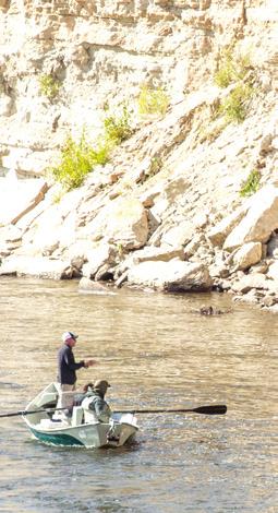 Fishing and floating: With unparalleled private access to the North Platte River, Riverbend Lodge is well-positioned to host the perfect summer fishing or floating trip, whether just for a few hours