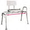 BTS108210 Shower Chair - Myco Swivel - 445mm Wide - 100kg Weight **