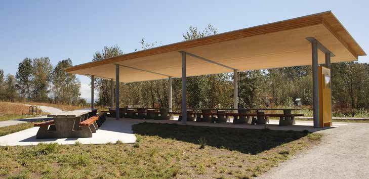 Picnic Shelters located in 8 regional parks. Metro Vancouver rents to the public on a day use basis. 450 groups with 32,662 guests enjoyed group picnics.