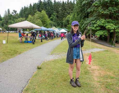 Key Beachkeepers events include staffing an information tent, gathering data on crabs for DFO biologists and supporting the popular Creatures of the Not So Deep special event offered during one of