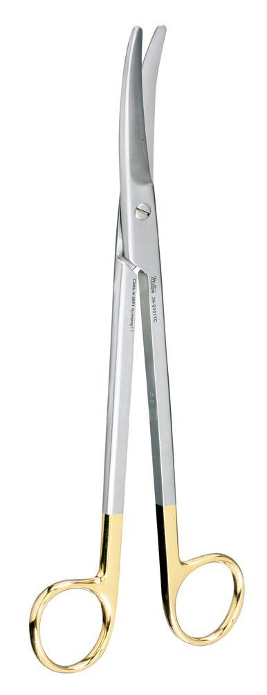 These scissors feature a robust design which offers lasting sharpness and durability and are ideal for vaginal and abdominal hysterectomy procedures.