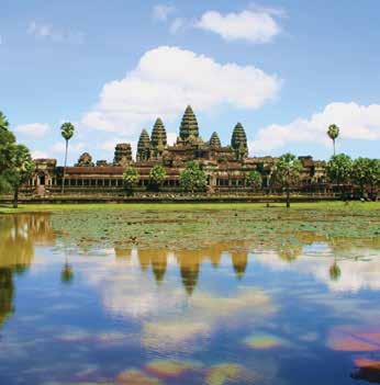 Explore the iconic temples of Angkor including Angkor Wat, Bayon and Ta Prohm.