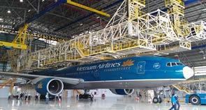 E190 2013 Wide body Tail dock and 2 Narrow body Tail docks Vietnam Airlines Tan Son Nhat