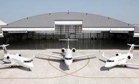 wide body aircraft including Nose Docking System 2 bays x 100 x 100 max.