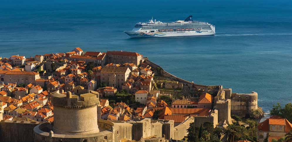 12 night Trafalgar Best of Italy guided holiday City or orientation tours at key destinations throughout your 11 night Eastern Mediterranean cruise onboard Norwegian Spirit Transfers throughout*,