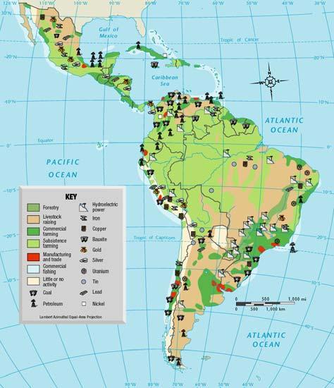Chapter 9, Section 6 Economies, Technology, and Environment Latin American economies are based on agriculture, but they are diversifying to include industry.