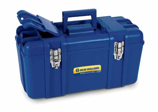 HAND TOOLS & STORAGE 18" Cantilever Hand Tool Box Split top opening design for tool access Cantilever trays fold out on either side