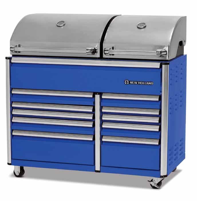 RECREATIONAL EQUIPMENT 54" Double Bank Grills Heavy-duty stainless steel 38,000 BTU Porcelain round