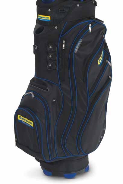 RECREATIONAL EQUIPMENT Golf Bag 14-way individual full length dividers and 2 lift handles 13 exterior pockets and
