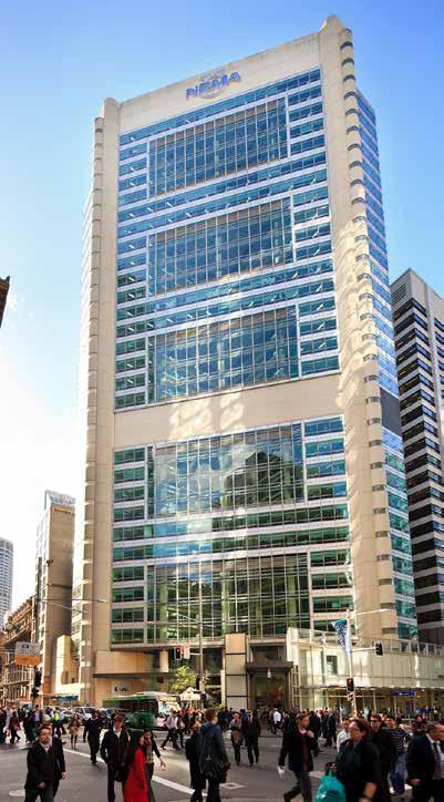 KENT ST CLARENCE ST 14 INVESTA OFFICE FUND PROPERTY PORTFOLIO JUNE 2014 388 George Street, Sydney NSW Situated 50 metres from Pitt Street Mall, this 28 storey property consists of office space with
