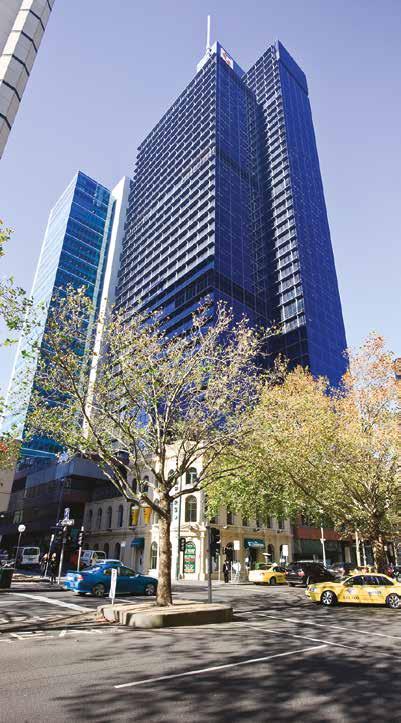 25 Telstra Global Headquarters, 242 Exhibition Street, Melbourne VIC Located in the north-eastern sector of the Melbourne CBD, this A-grade building with 65,914sqm of NLA includes 43 levels of office