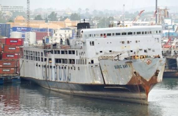 She was declared a «total loss», and is to be broken up in the Filipino port.