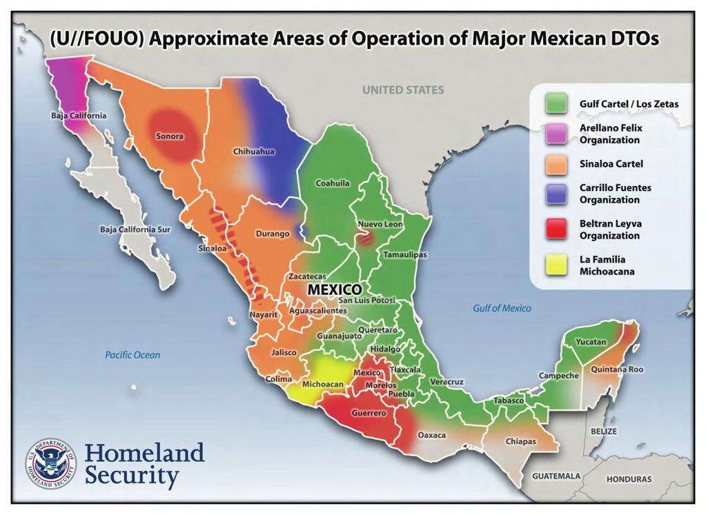 DHS UNCLASSIFIED//FOR OFFICIAL USE ONLY (U//LES) An alliance with Teodoro Teo Garcia Simental until his arrest in January 2010 pushed Sinaloa s influence westward from Mexicali.