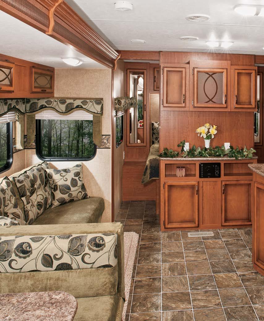Available in both travel trailers and fifth wheels, Sportsmen models are value packed with innovative features at a