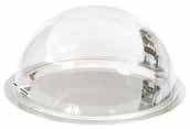 RECTANGULAR DOME COVER WITH FIXED BASE Polycarbonate Length Width
