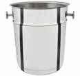BUCKET 18/8 with knobs Mirror Polished Height 70890 225mm 260mm INFO To Suit P311-020 ICE BUCKET - INSULATED Heavy Duty