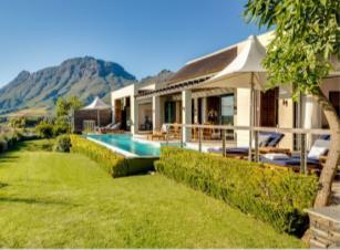 Relais and Chateaux accredited Free Wi-Fi Jewel of the Cape Winelands, boasting magnificent views Unsurpassed art collection Impressive gardens Heated pools in all lodge categories Exceptional